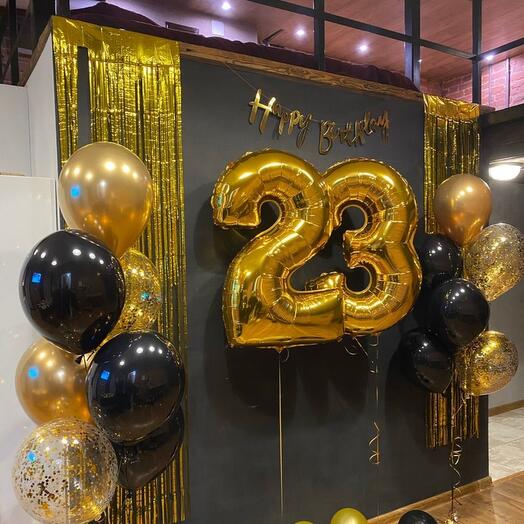 Золото с черным