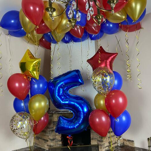 Globos de Cumpleaños, 45 piezas