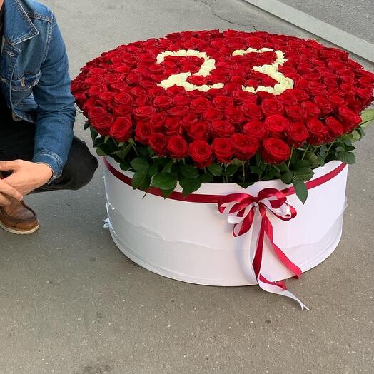 201 Roses in a box
