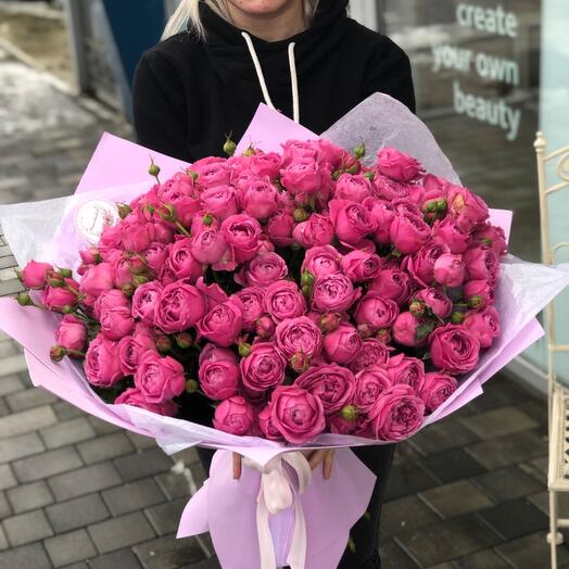 Мисти баблс пионовидная роза