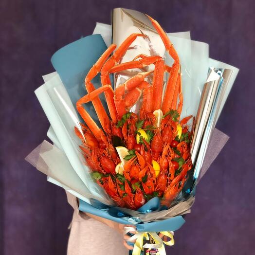Bouquet of Olipio crayfish