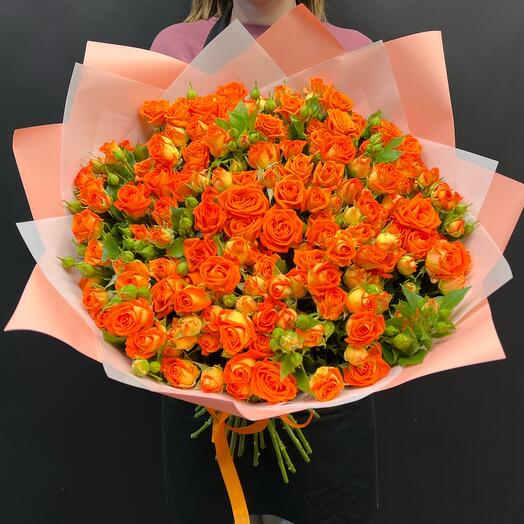 Orange Bush Rose