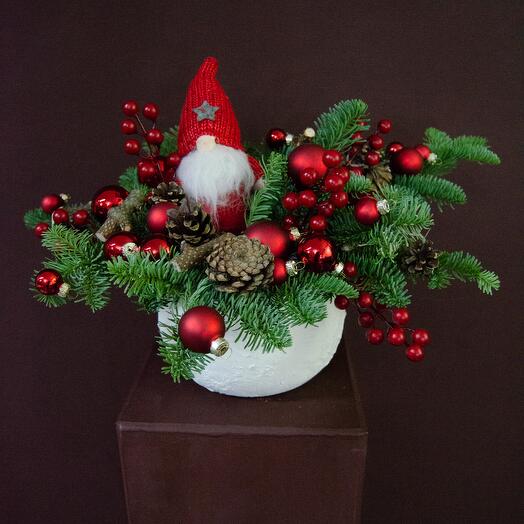 Кашпо Красная классика