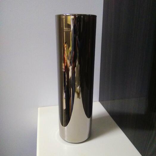 Florero de cristal"Plata"