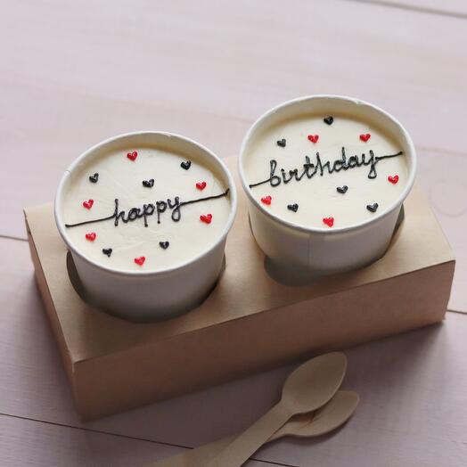Торты в стакане Cake to go 2шт 2