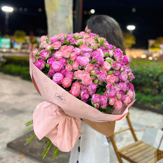 Mix Spray roses bouquet