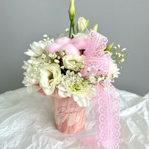 Copa rosa "Beautiful"