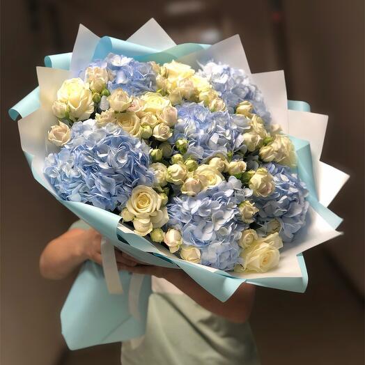 White and Blue