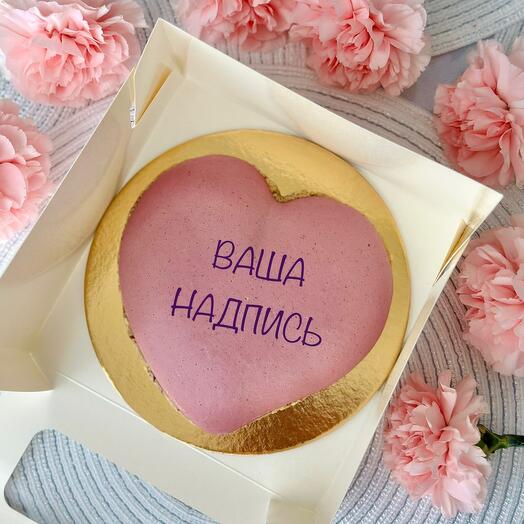 Полезный тортик малина-мята без сахара, глютена и лактозы, vegan 🌱 с Вашей надписью
