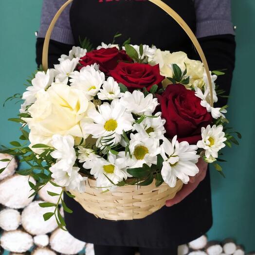 Cesta de flores