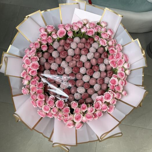 Bouquet (size L, pink)