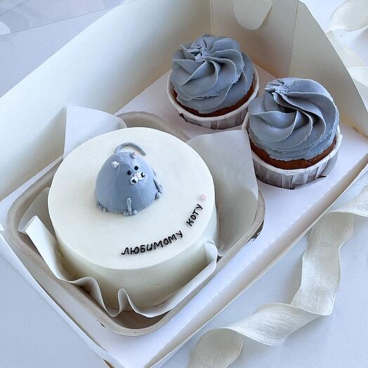 Set of bento + cupcakes for your loved one's birthday