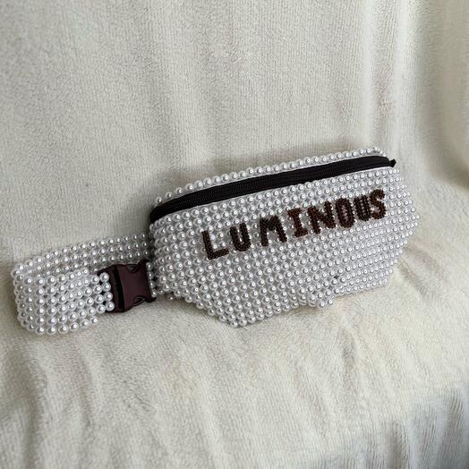 Сумка-барсетка из бусин ручной работы