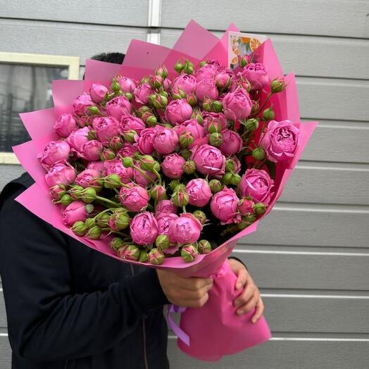 Peony-shaped Bush Rose