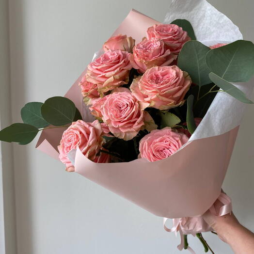 Bouquet Smile Pink Roses