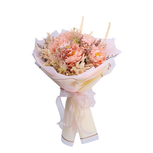 La Fete Vibrant Standard Arrangement: 35 Artificial Flower Bouquet"