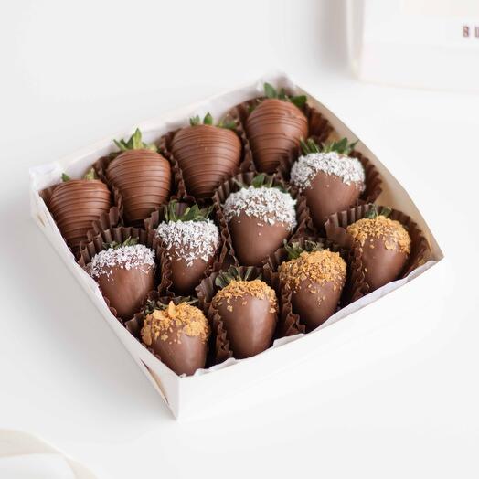 Клубника в шоколаде на «Наслаждение» 9-12 ягод