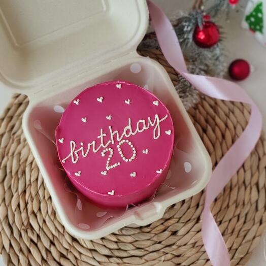 Бенто торт яркий. Birthday