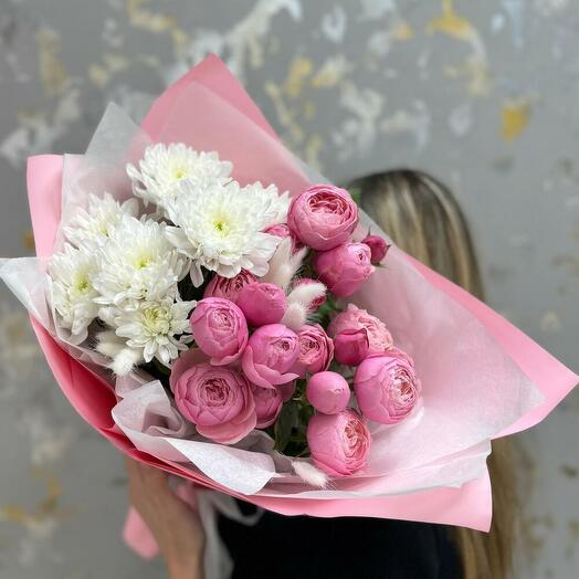 🌷Букет "Любовь моя" из пионовидных роз