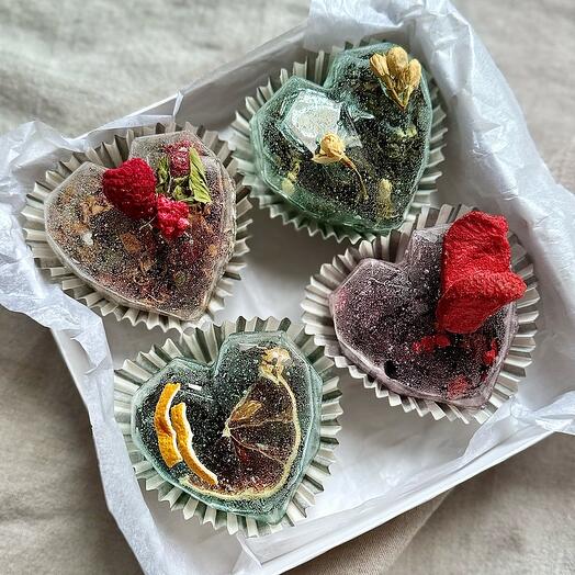 Conjunto de bombas de té "Ternura mía"