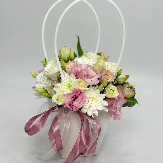 Composition with chrysanthemums