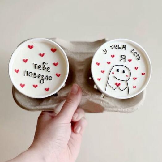 Торт в стакане тебе повезло