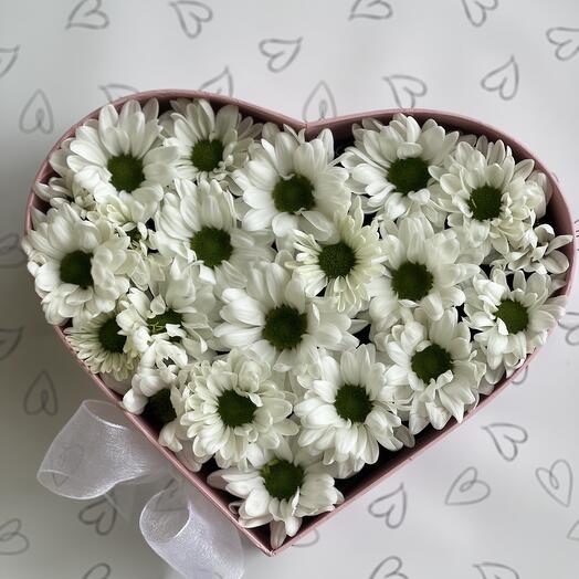 Розовое сердце M