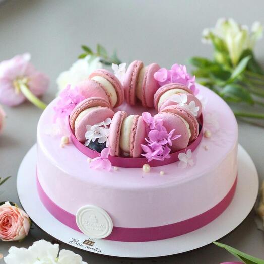 Торт ИЗЫСКАННОЙ "PINK GARDEN" 1,5 кг