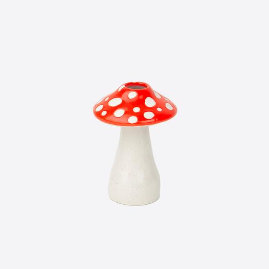 Vase (vaza / ваза) pecurka (Amanita / Гриб), 15 cm, DOIY