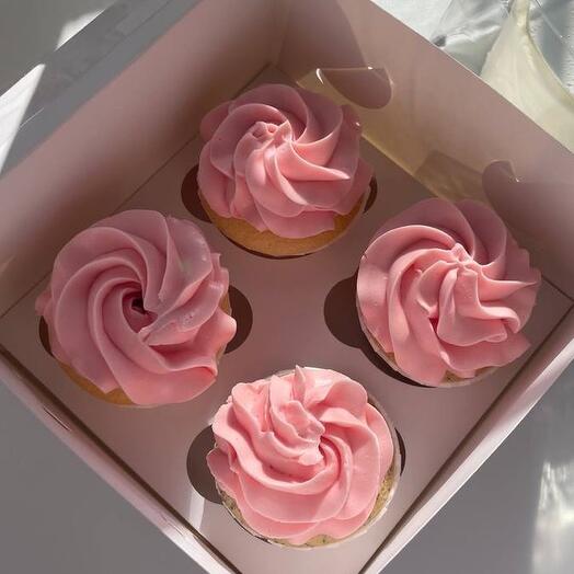 Pink Cloud Cupcakes