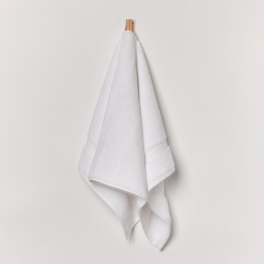 Полотенце махровое 50х90см 600гр Pearl White (Белый)