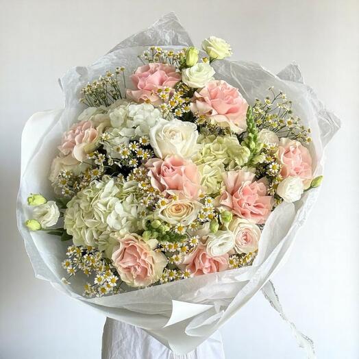 Nezhnost – Elegant Pastel Flower Bouquet