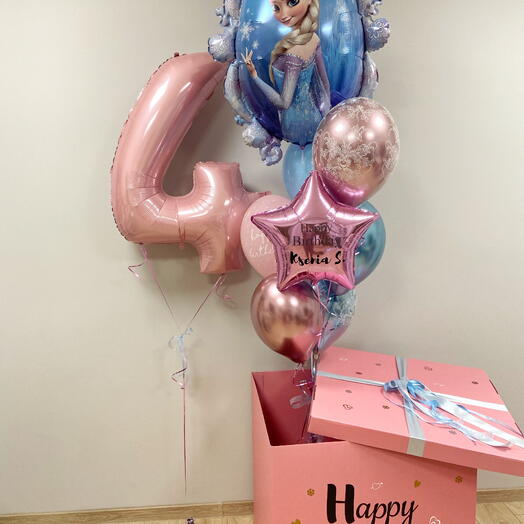 Caixa de balões Frozen