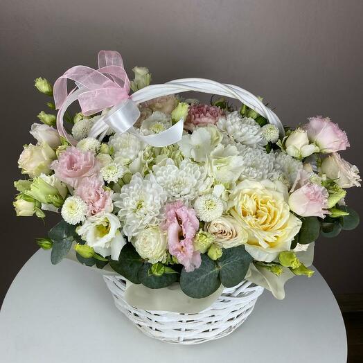 Корзина с цветами 50 см
