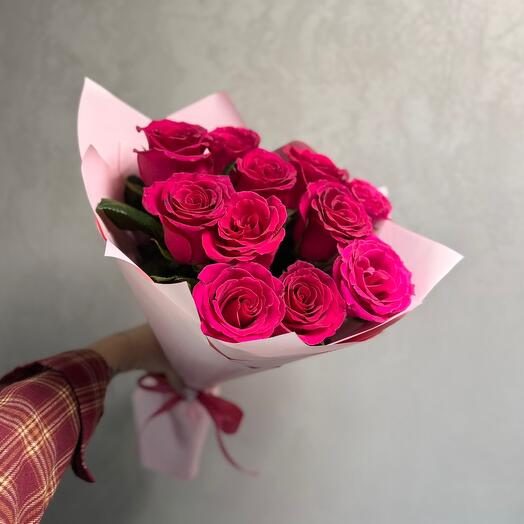 Розовые розы Пинки