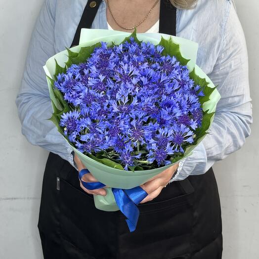 Букет Васильков 51 шт 💙