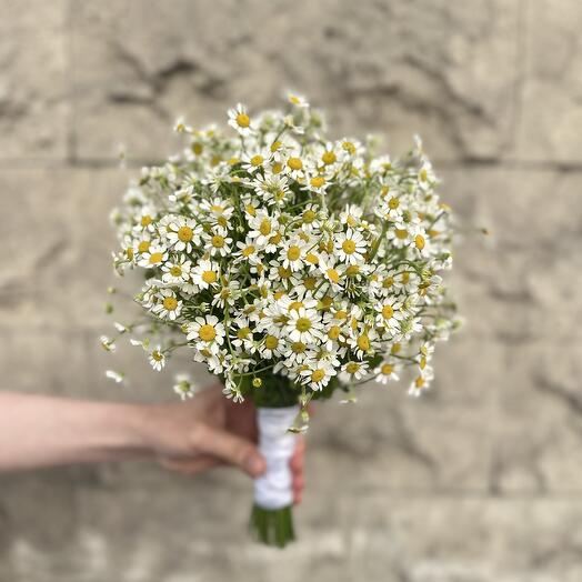 Свадебный букет из ромашек💛