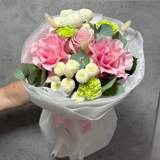 Букет с французскими ромами «нежность»