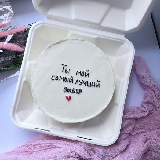 Бенто торт М  700гр / подарок / день влюбленных