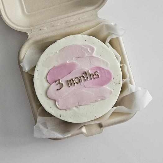 Бенто детский с мазками на каждый месяц день рождения