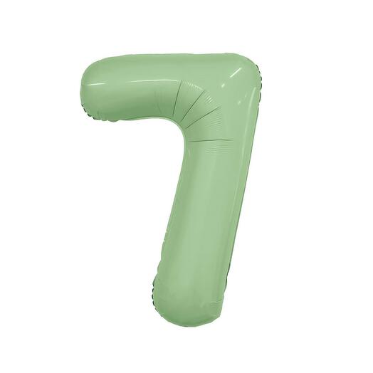 Шар цифра Олива 7