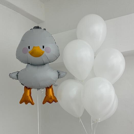 Balls and goose hug