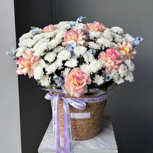 Цветы в коробке до 50.000тг