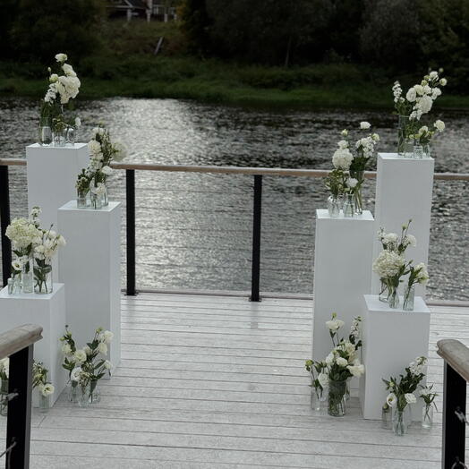 Оформление цветами