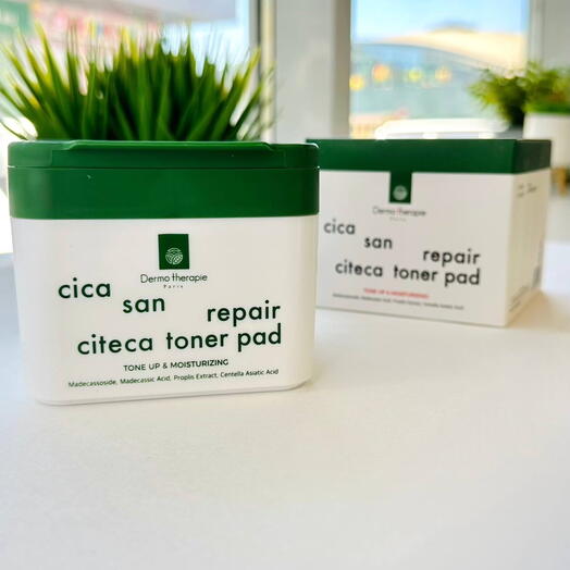 Успокаивающие тонер-пэды с центеллой азиатской Dermo therapie Citeca Toner Pad
