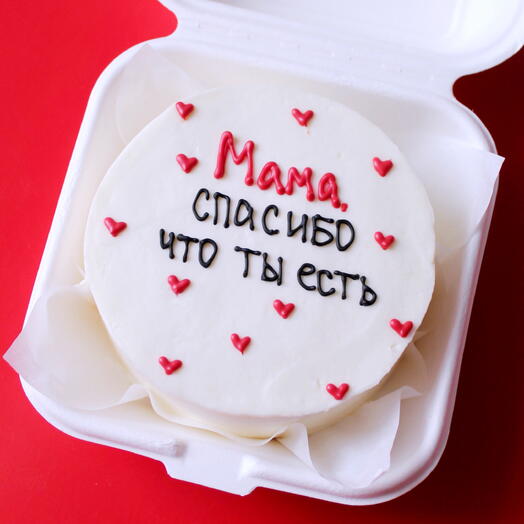 Бенто торт мама спасибо
