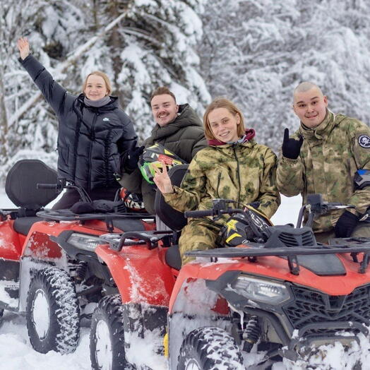 Подарочный сертификат «Поездка на квадроцикле» (30 минут, От 1 до 2 чел.)
