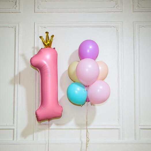 Набор шаров на 1 годик