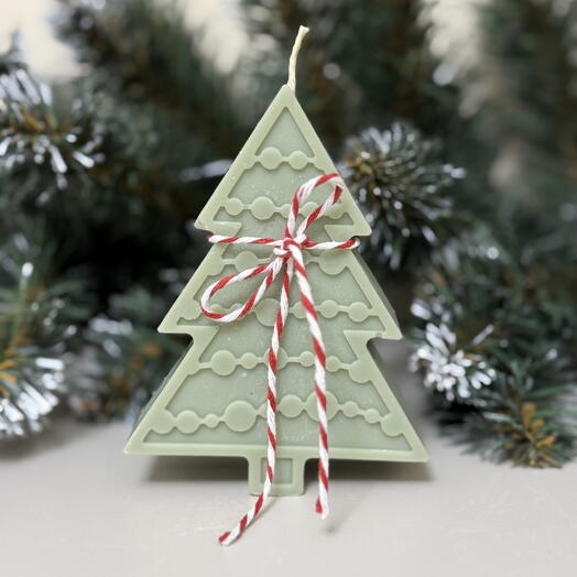 Свеча из соевого воска «Ёлочка»