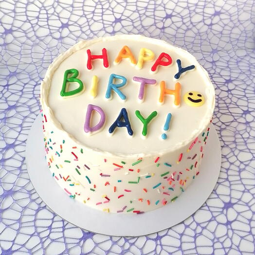 Торт 1.5 кг С Днём рождения/Happy birsday